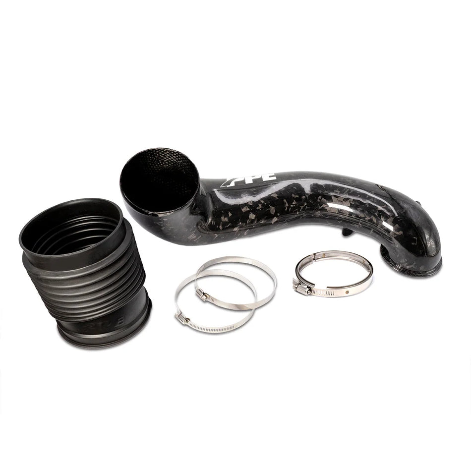 2006-2010 Duramax LBZ/LMM PPE Zilla Intake Tube - Forged Carbon (115004070)