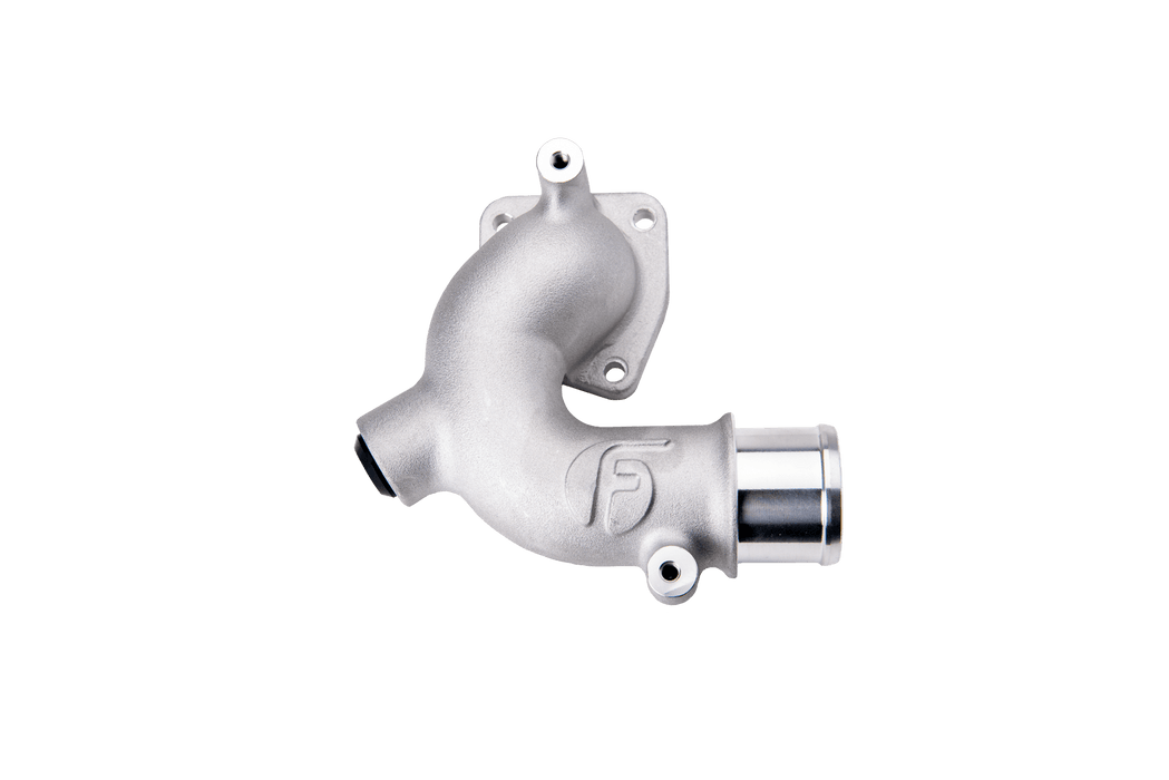 1998.5-2007 Cummins 5.9L/6.7L Replacement Thermostat Housing with Auxiliary Port (FPE-CUMM-TH-1318) - Fleece Performance
