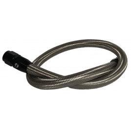 1998.5-2018 Cummins 5.9L/6.7L 34.5 Inch Common Rail/VP44 Coolant Bypass Hose Stainless Steel Braided (FPE-CLNTBYPS-HS-CRVP-SS) - Fleece Performance
