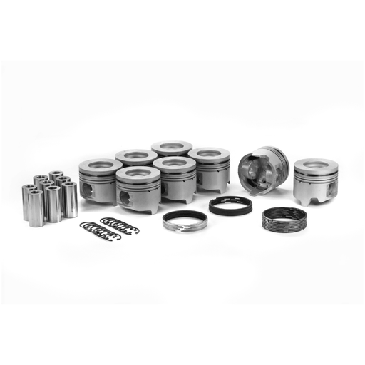 2001-2005 Duramax LB7/LLY Dualoy Reduced Compression Height Piston & Ring Kit (7218DKT) - Dualoy Pistons