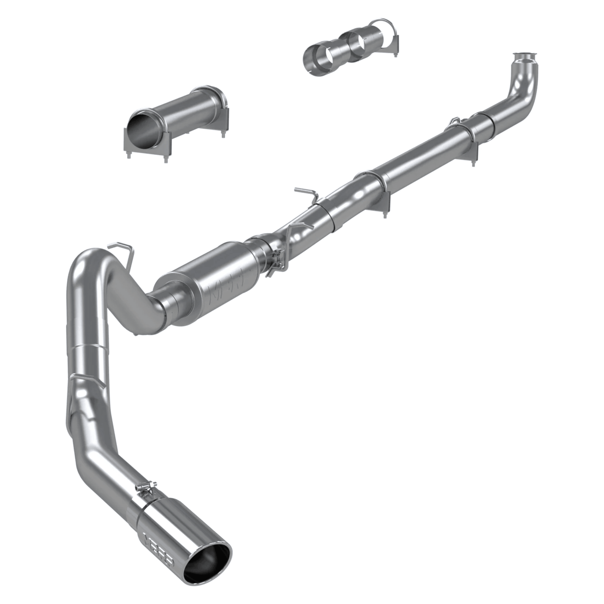 2001-2007 Duramax LB7/LLY/LBZ Aluminized 4" Down Pipe Back Exhaust (S6004AL) - MBRP