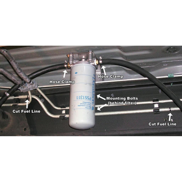 2001-2012 Duramax Remote Fuel Filter Kit (1050060) - BD Diesel