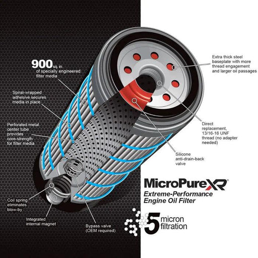 2001-2019 Duramax MicroPure Extreme-Performance Engine Oil Filter (114000555) - Pacific Performance Engineering