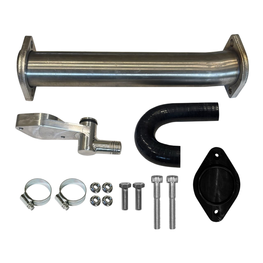 2003-2007 Powerstroke 6.0L Mel's EGR Cooler Delete Kit w/ Up-Pipe (700002)