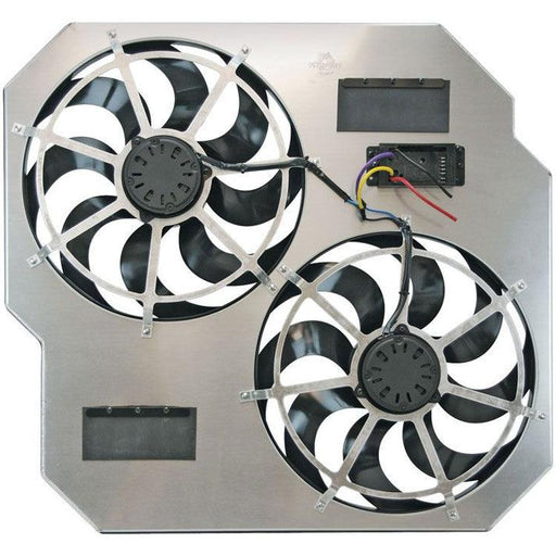 2003-2009 Cummins 5.9L/6.7L Direct-fit Dual Electric Fan System (104641) - Flex-A-Lite
