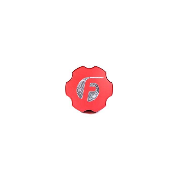 2003-2018 Cummins 5.9L/6.7L Billet Oil Cap Cover Red (FPE-OC-CR-F-RED) - Fleece Performance