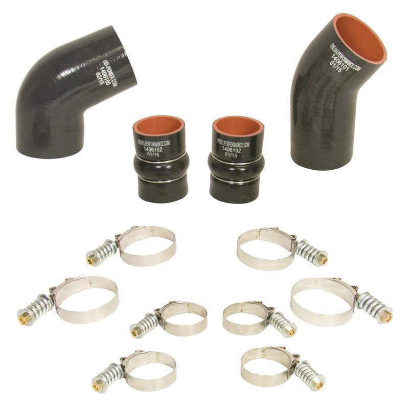 2004.5-2005 Duramax LLY Intercooler Hose & Clamp Kit (1046276) - BD Diesel