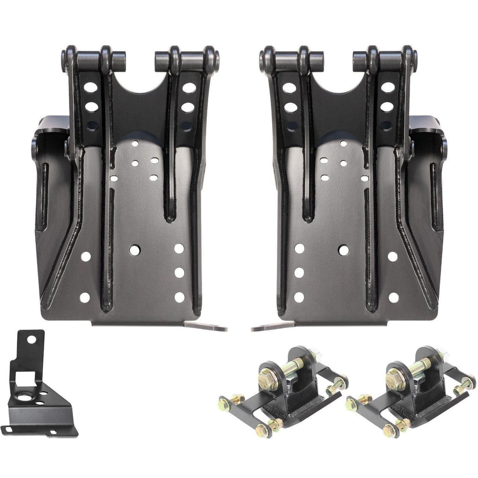 2005-2016 Powerstroke Carli Fabricated Coilover Mounts (CS-FCOMKIT-0508)