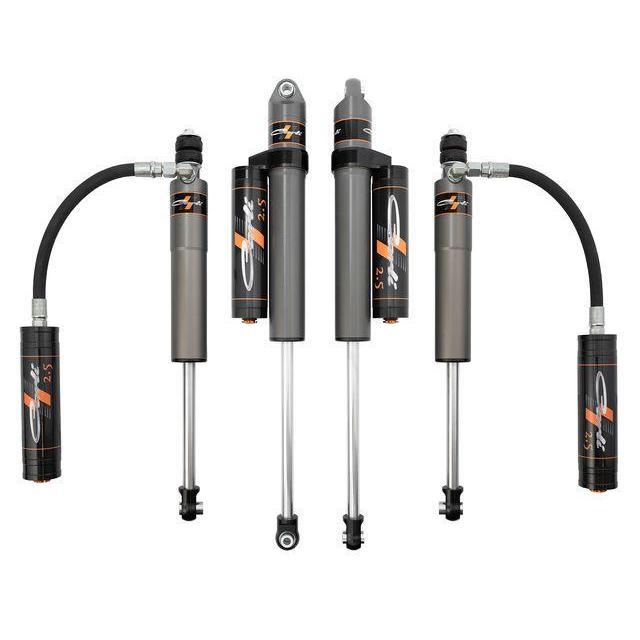 2005-2024 Powerstroke Carli Pathfinder 2.5" Level Height Shock Package (AS-FLVLSPKG-CS25RR-A)