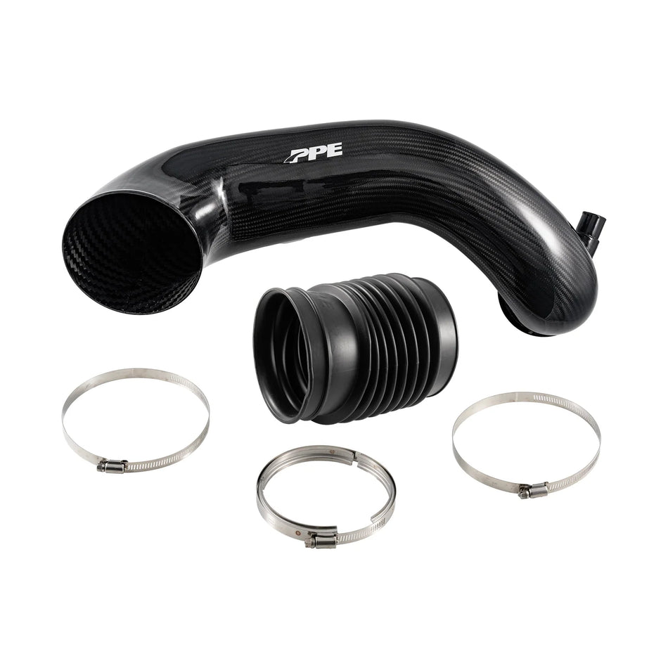 2006-2010 Duramax LBZ/LMM PPE Zilla Intake Tube - Twill Weave (115004060)