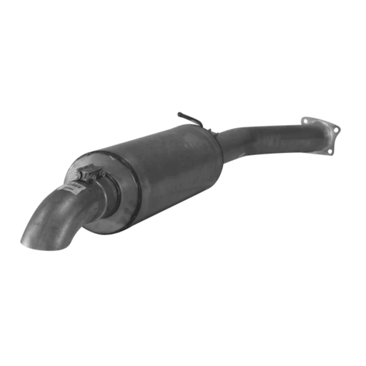 2007.5-2010 Duramax LMM Cab & Chassis 4" Cat Back Race Pipe w/ Muffler (431012) - Mel's Manufacturing