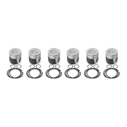 2007.5-2018 Cummins 6.7L Industrial Injection Drop-In Piston Kit (PDM-3732FCC) - Industrial Injection