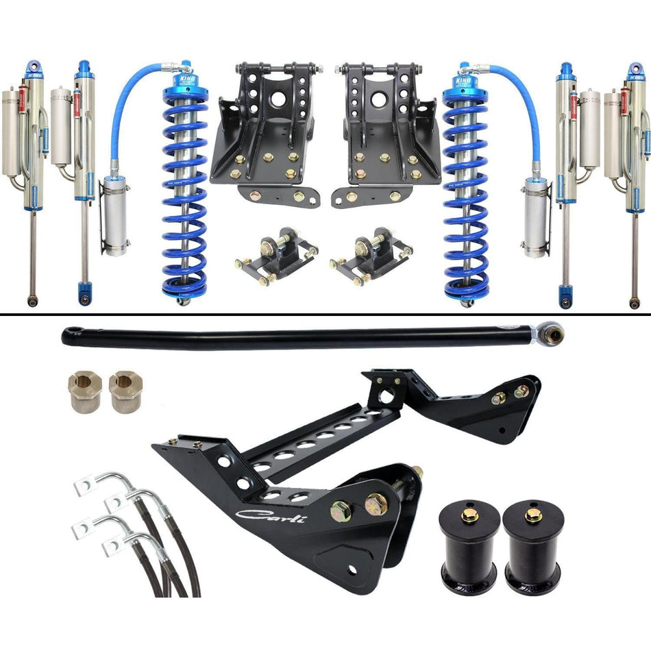 2008-2010 Powerstroke 2.5 Bypass King Coilover 4.5” Lift Kit (CS-F45-CO25-BYP-08)