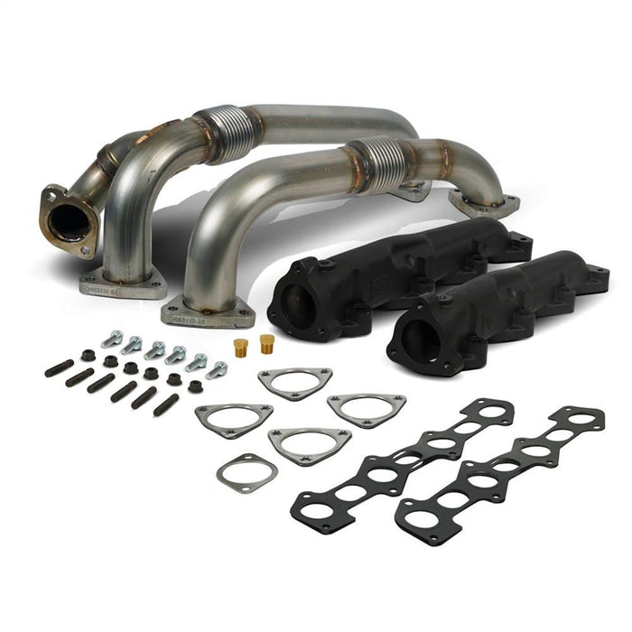 2008-2010 Powerstroke 6.4L Exhaust Manifold w/ Up-Pipes (1041484) - BD Diesel