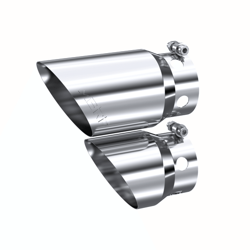 2008-2017 Powerstroke 6.7L Polished Stainless Steel Exhaust Tip Cover Set 4" x 5" (T5111) - MBRP
