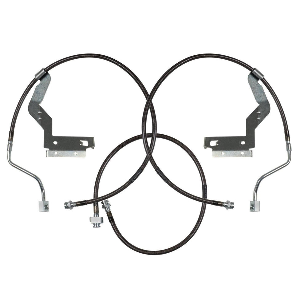 2011-2016 Powerstroke Extended Brake Lines w/ 2.5-4.5" Lift (CS-FORDBBL-11)