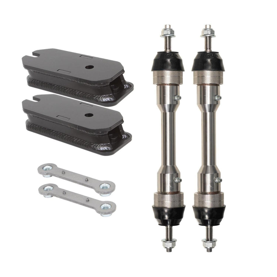 2017-2024 Powerstroke Extended End Links w/ Drop Bracket Kit 4.5-5.5” Lift (CS-FELKIT-45-17)