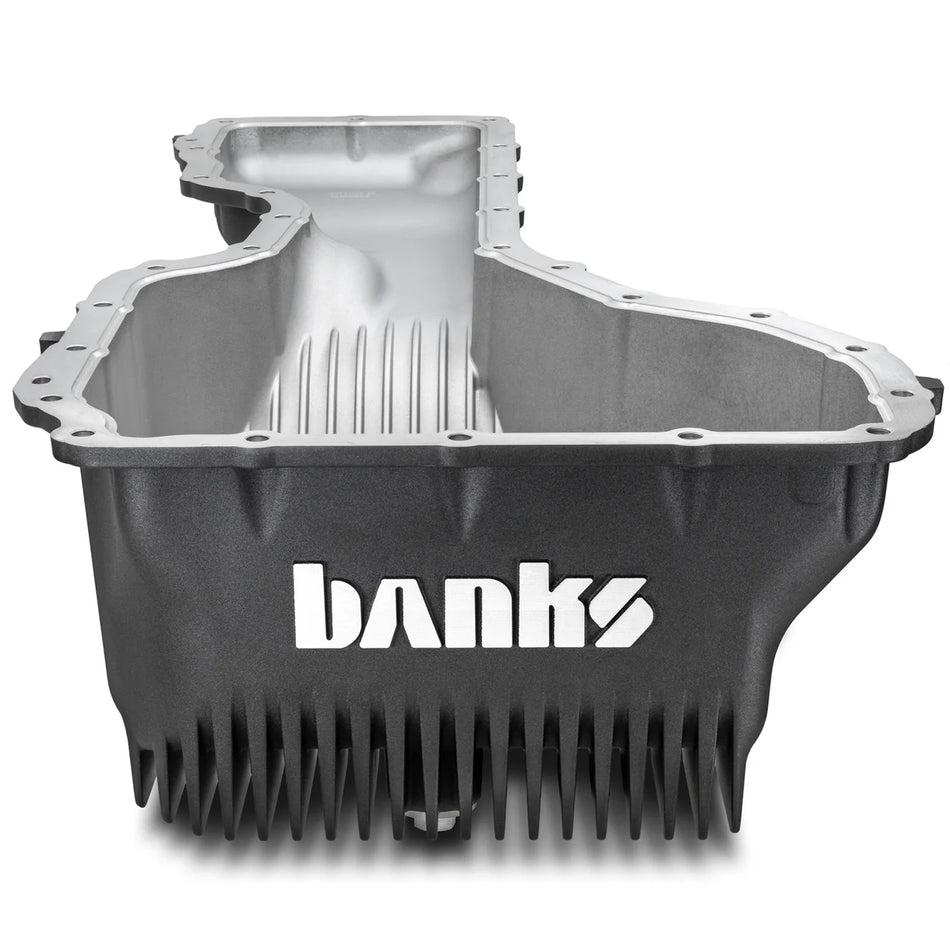 2020-2026 Duramax L5P Banks CoolRunner Oil Pan Black (35137-B)