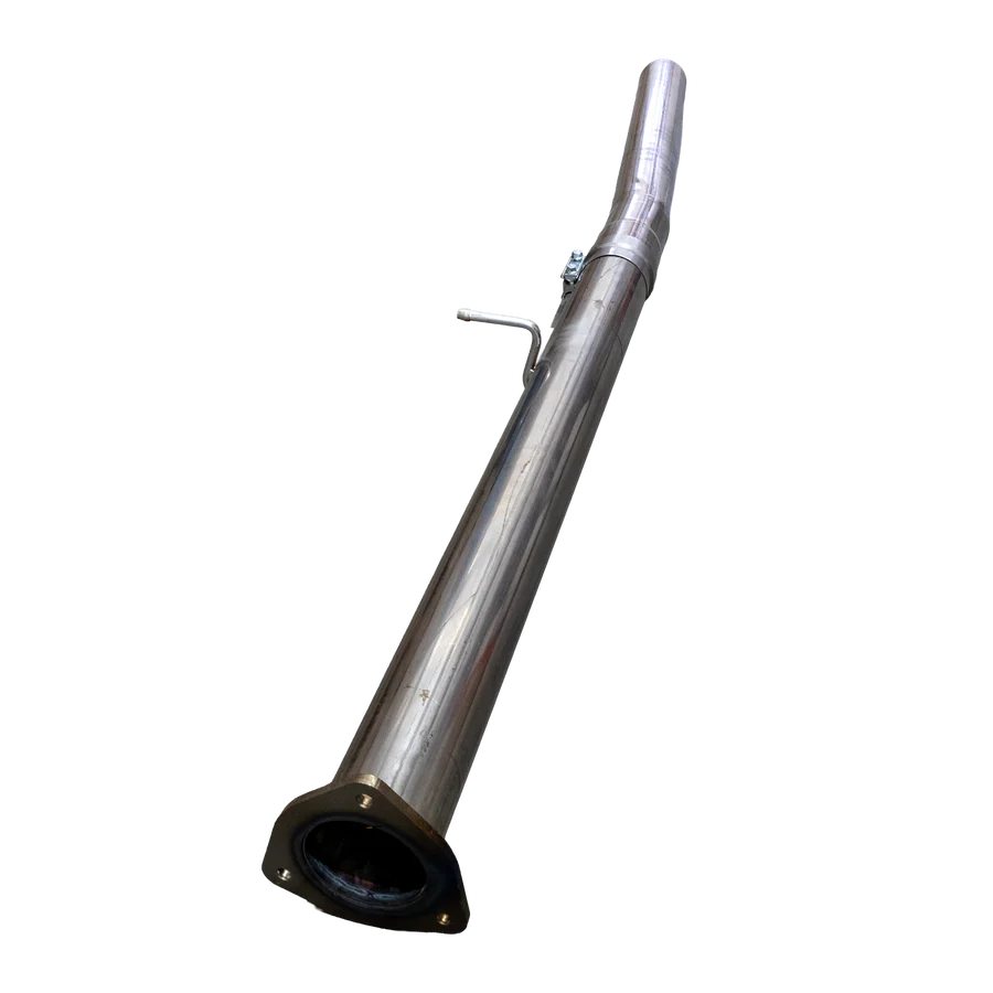 2013-2018 Cummins 6.7L Dirty 4" Cat & DPF Delete Pipe No Muffler (DDC-3D13)