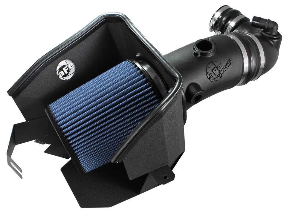 2008-2010 Powerstroke 6.0L Magnum FORCE Stage-2 Cold Air Intake System - w/ Black Cover & Pro 5R Filter (54-41262)