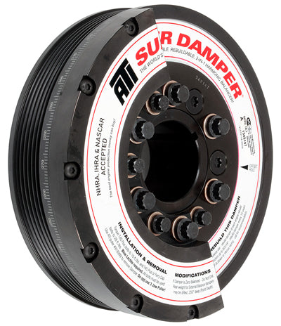 2020-2025 Duramax L5P ATI Super Damper Harmonic Balancer 6 & 8 Rib Externally Balanced (917383)