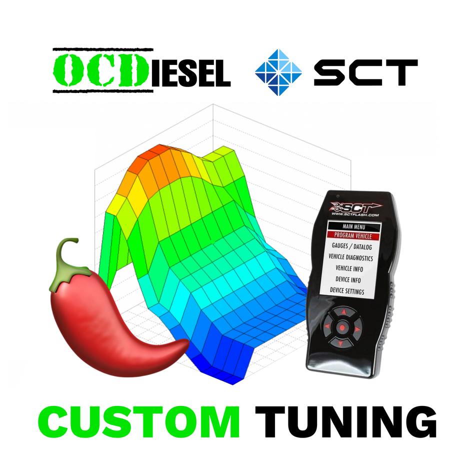 2003-2007 Ford Powerstroke 6.0L OCDiesel SCT X4 Spicy Custom Tuning