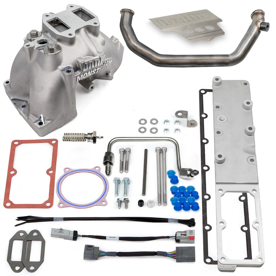 2007.5-2012 Cummins 6.7L Cab & Chassis Banks Monster-Ram Intake & Grid Heater Upgrade (42806)