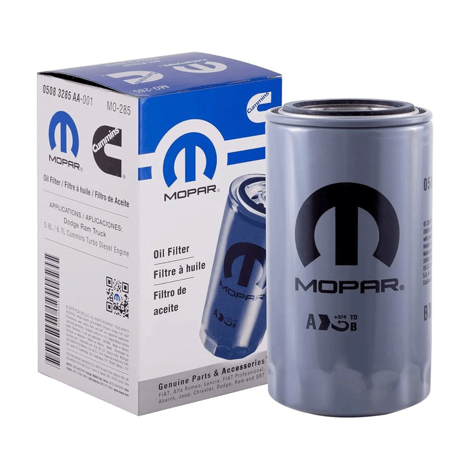 1998-2024 Cummins Mopar Oil Filter (05083285AA / MO-285)