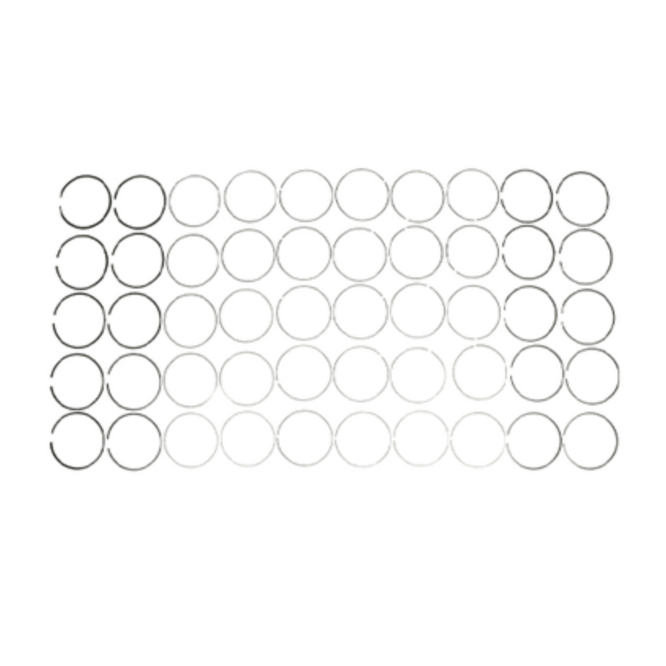 2011-2016 Duramax LML Mahle Pistons Ring Set (42160)