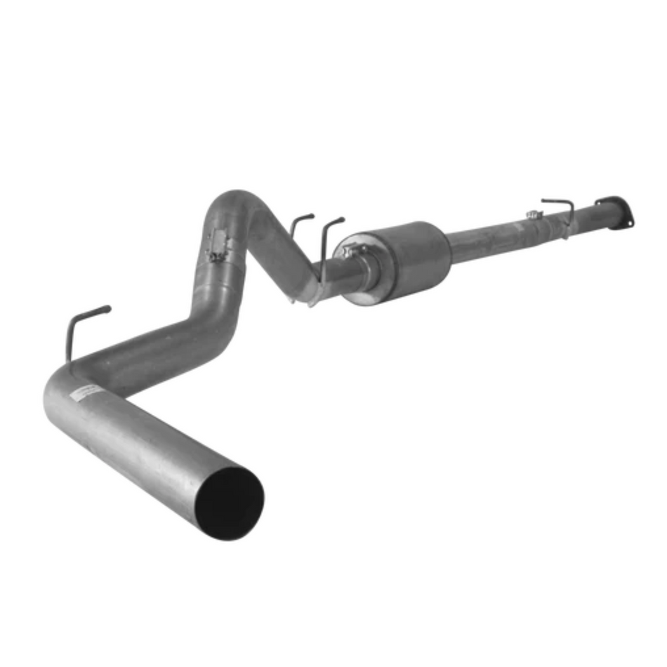 2008-2010 Powerstroke 6.4L DieselR 4" Downpipe Back Exhaust Single w/ Muffler (155-01402)