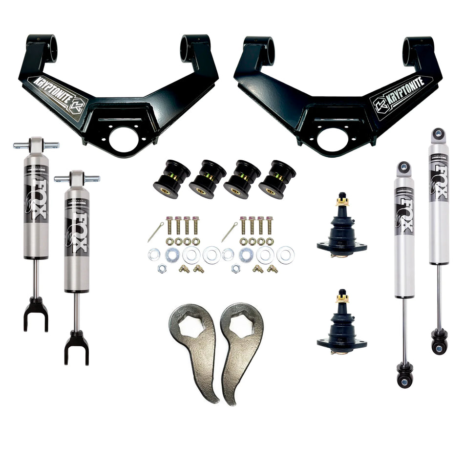 2020-2025 Duramax L5P Kryptonite Stage 4 Leveling Kit w/ Fox Shocks (KR20STAGE4FOX)