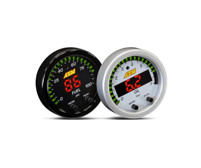 AEM 30-0307 X-Series Medidor De Presión De Aceite, Negro