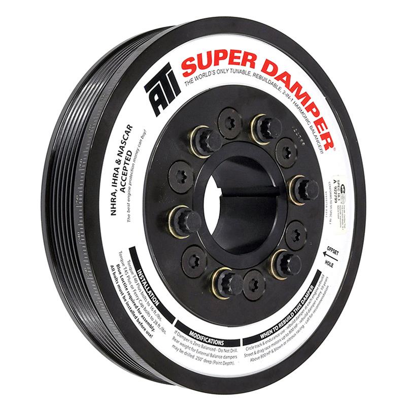 2001-2016 Duramax 6.6L ATI Super Damper Harmonic Balancer 6 Rib Neutral Balance (917378)