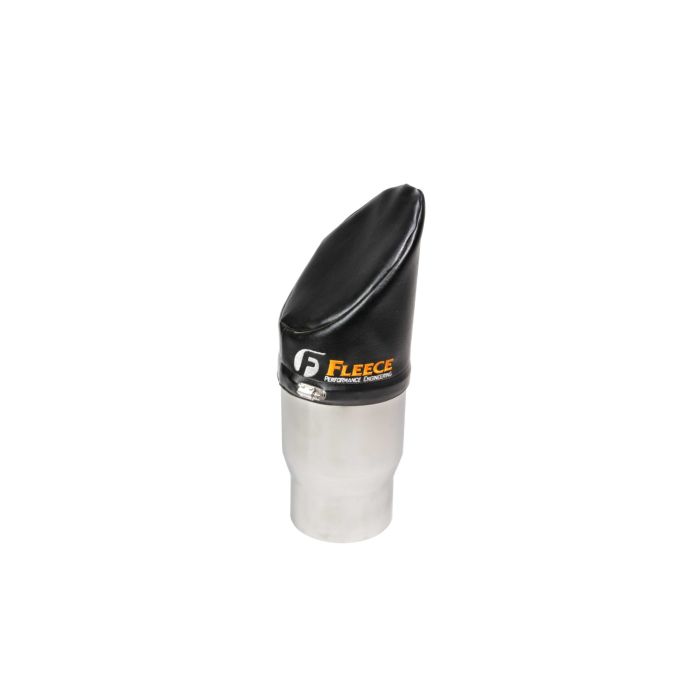 Universal Fleece Short Hood Stack Cover 7" Diameter - Miter Cut (FPE-HSC-7-45)