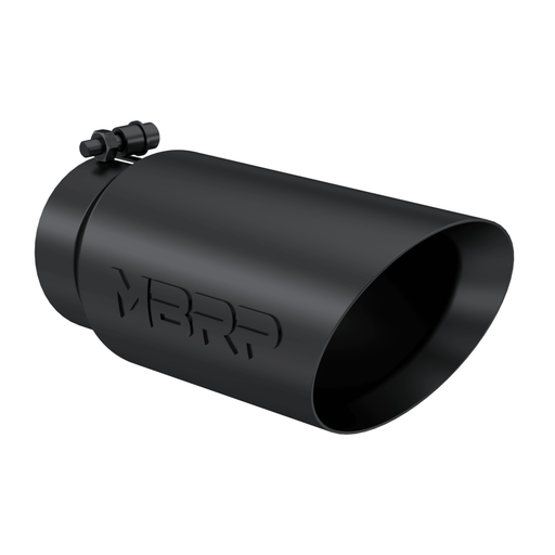 Universal Angled Dual Wall Exhaust Tip Black Finish 4" - 5" x 12" (T5053BLK) - MBRP