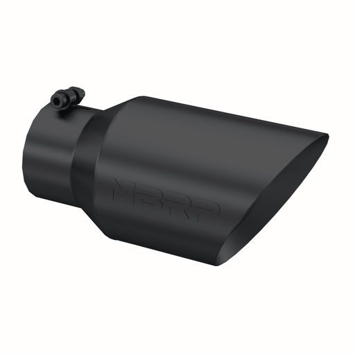 Universal Angled Dual Wall Exhaust Tip Black Finish 4" - 6" x 12" (T5072BLK) - MBRP